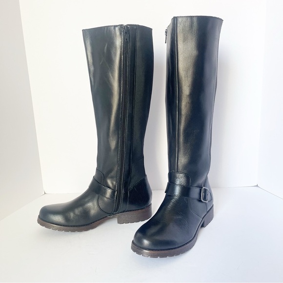 NWOB Black Kenneth Cole New York Riding Boots - Picture 1 of 8